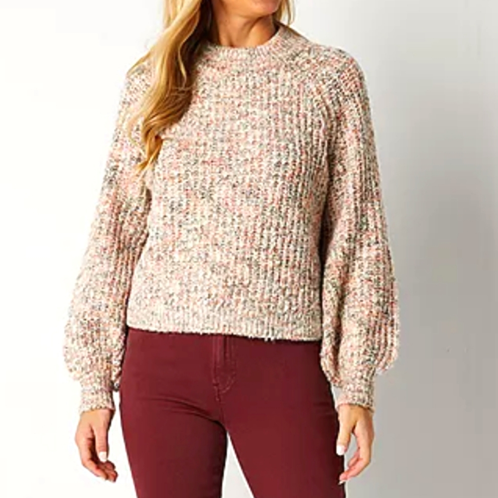 NWT a.n.a Mock Neck Long Sleeve Pullover Sweater Small